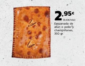 Supermercados Lupa Empanada de atún o pollo y champiñones oferta