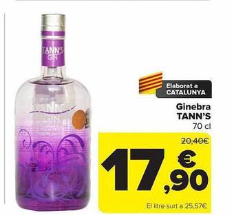 Carrefour Ginebra tann's oferta
