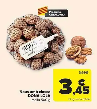 Carrefour Nous amb closca doña lola malla oferta