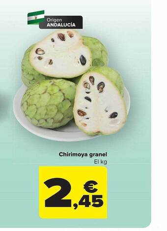 Carrefour Chirimoya granel el kg oferta