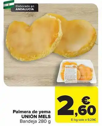 Carrefour Palmera de yema unión mels bandeja oferta