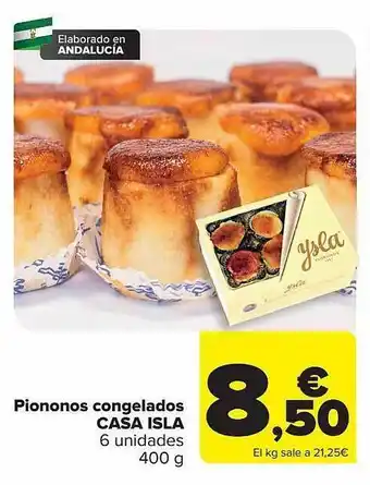 Carrefour Piononos congelados casa isla 6 oferta