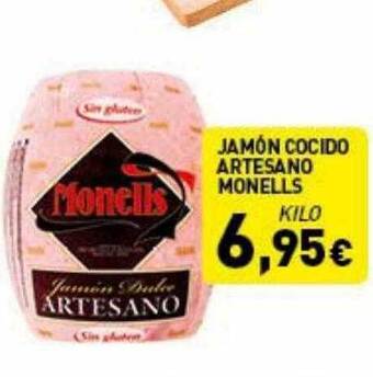 Hiperber Jamón cocido artesano monells oferta