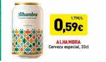 Hiperber Alhambra cerveza especial oferta