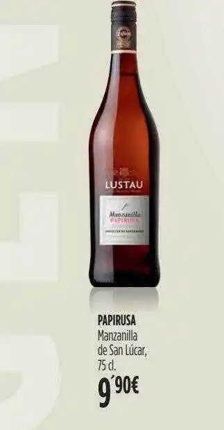Hipercor Papirusa manzanilla de san lúcar oferta