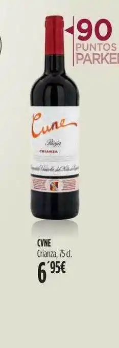 Hipercor Cvne crianza oferta