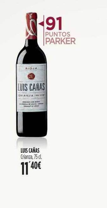 Hipercor Luis cañas crianza oferta