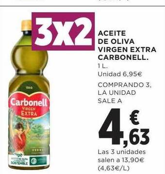 Hipercor Aceite de oliva virgen extra carbonell oferta