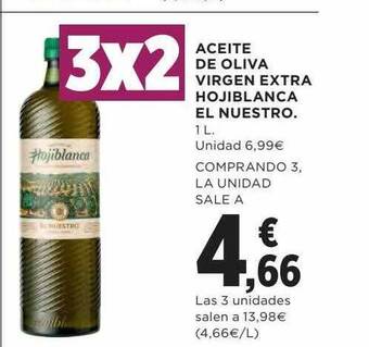 Hipercor Aceite de oliva virgen extra hojiblanca el nuesto oferta