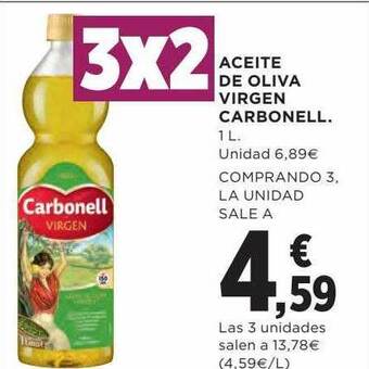 Hipercor Aceite de oliva virgen carbonell oferta