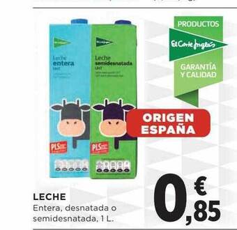 Hipercor Leche oferta