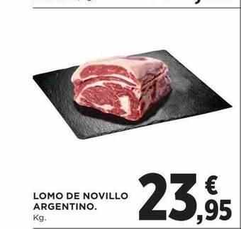 Hipercor Lomo de novillo argentino oferta