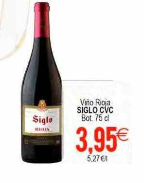 Plenus Supermercados Vino rioja siglo cvc bot. oferta