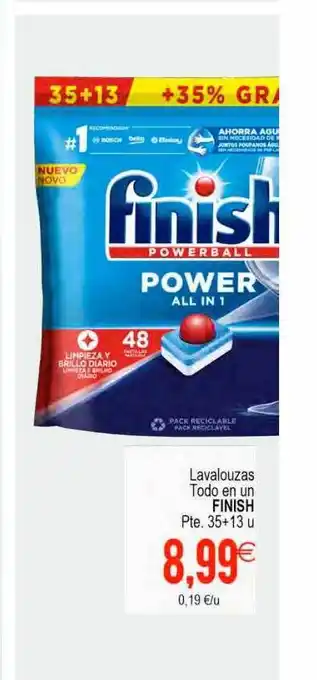 Plenus Supermercados Lavalouzas todo en un finish pte. 35+31 oferta