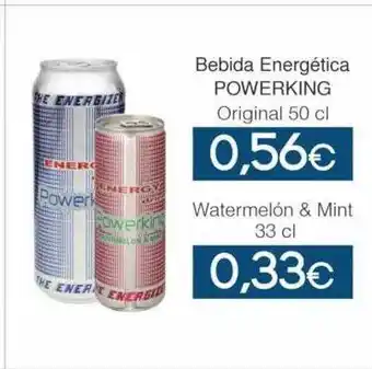 SPAR Lanzarote Bebida energética powerking original watermelón & mint oferta