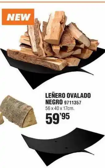 Optimus Leñero ovalado negro oferta