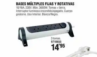 Optimus Bases múltiples fijas y rotativas oferta