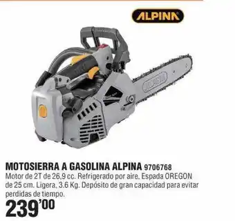Optimus Motosierra a gasolina alpina oferta