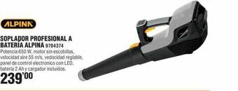 Optimus Soplador profesional a batería alpina oferta