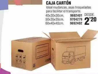 Optimus Caja cartón oferta