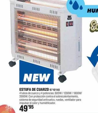 Optimus Estufa de cuarzo oferta