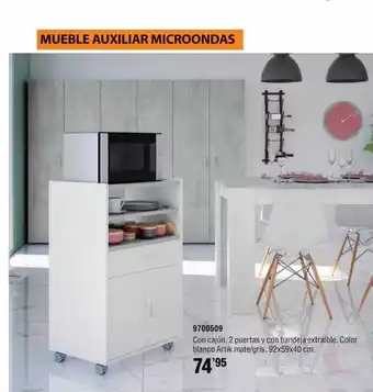 Optimus Mueble auxiliar microondas oferta