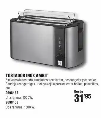 Optimus Tostador inox ambit oferta