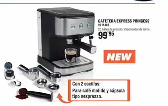 Optimus Cafetera express princess oferta
