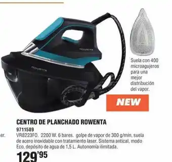 Optimus Centro de planchado rowenta oferta