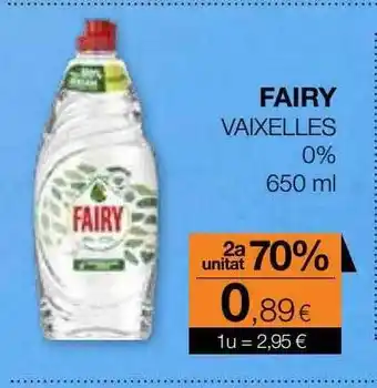 Plusfresc 2a unitat 50% fairy vaixelles 0% oferta
