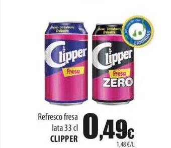 SPAR Lanzarote Refresco fresa clipper oferta