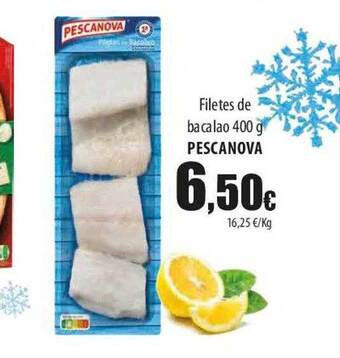 SPAR Lanzarote Filetes de bacalao pescanova oferta
