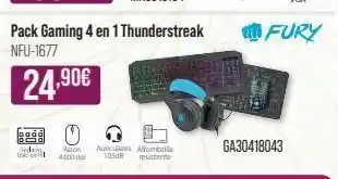 MR Micro 24.90€ tedach bopenl raton auriculares alfombril 4000 do 105db resistente ga30418043 fury oferta