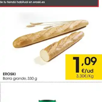 Eroski Barra grande oferta