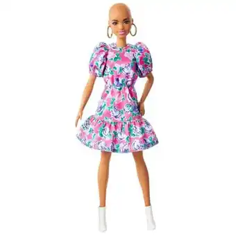 ToysRus Barbie - muñeca fashionista - alopécica con vestidos de flores oferta