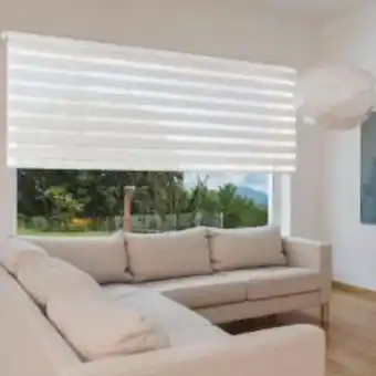 BricoCentro Estor enrollable duolux lino 140x250cm oferta