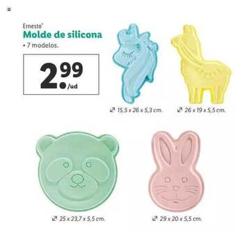 Lidl Ernesto Molde de silicona oferta