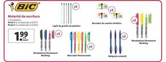 Lidl Bic Material de escritura oferta