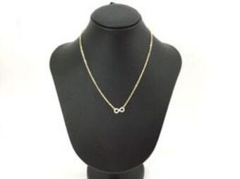 Cash Converters Collar oro 18k con circonita 22cm oferta