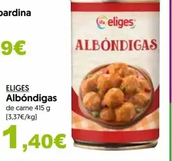 Hiper Usera Eliges Albóndigas oferta