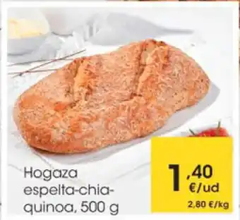 Eroski Hogaza Espelta-Chia Quinoa 500g oferta