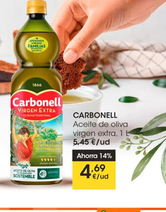 Eroski Carbonell Aceite de Oliva Virgen Extra 1L oferta