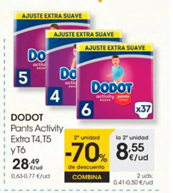 Eroski Dodot Pants Activity Extra oferta