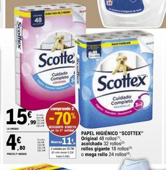 E.Leclerc Papel Higiénico Scottex oferta