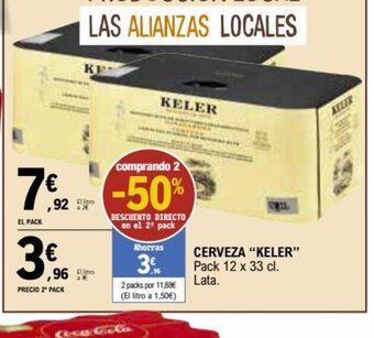 E.Leclerc Cerveza Keler oferta