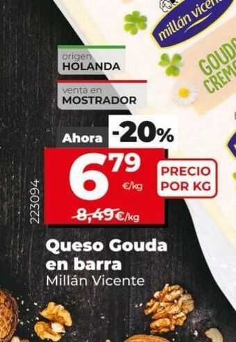 Maxi Dia Queso gouda millán vicente oferta