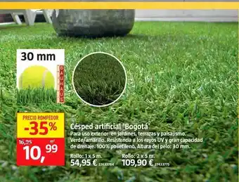Bauhaus Césped artificial 'Bogotá' 1 x 5m oferta
