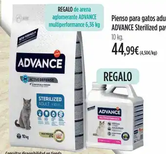 El Corte Inglés Pienso para gatos adulto advance sterilized oferta
