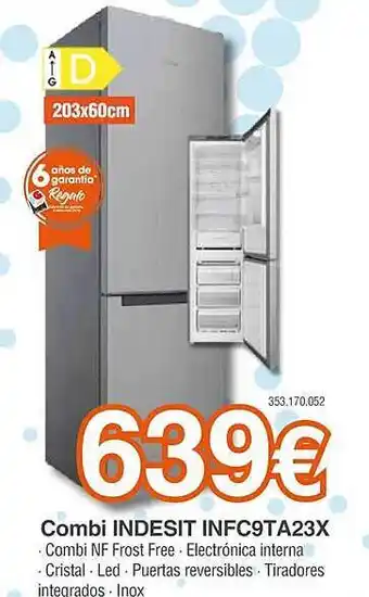 Expert Combi indesit infc9ta23x oferta