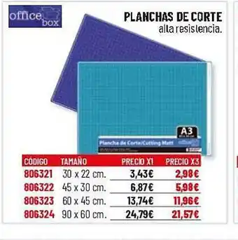 Carlin Office box planchas de corte oferta